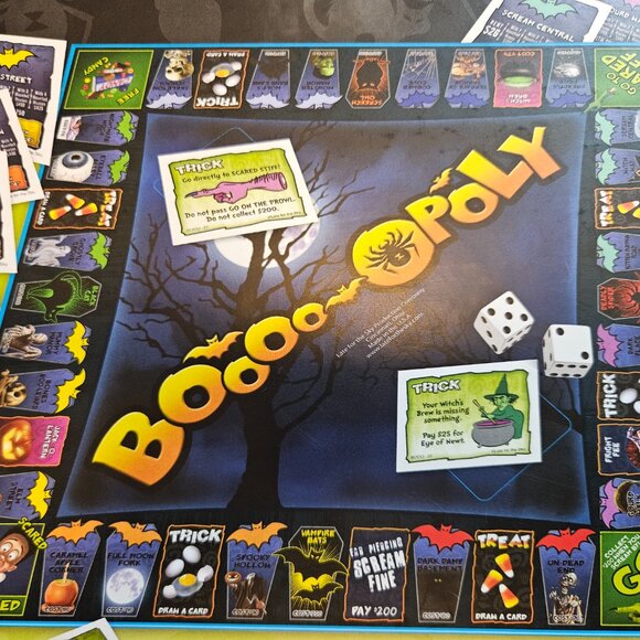 Boooo-Opoly Halloween Board Game 🎃 New Sealed (Box Flaw) - Picture 4 of 16